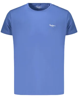 Produktbild von Herren Kurzarm T-Shirt Blau - Slim Fit, Nachhaltige Baumwolle