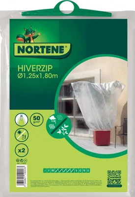Image de Lot de 2 housses d'hivernage "Hiverzip"- 2 x 1,80 m