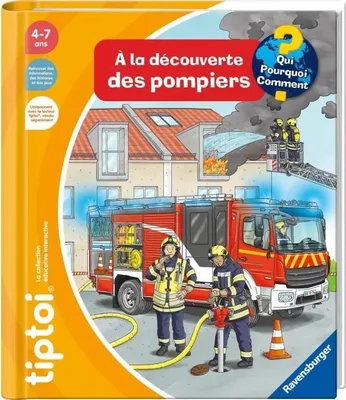 Image de tiptoi Livre Interactif, A la Découverte des Pompiers, 4 Ans, Ravensburger, 13099015