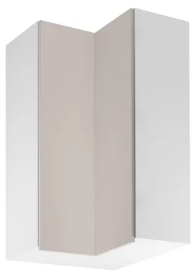 Immagine prodotto di Mobiletto angolare alto SALERNO - 60x60 cm, bianco/beige