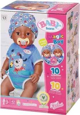 Produktbild von BABY born Magic Boy, Große Puppe, Männlich, 3 Jahr(e), Junge, 430 mm, 1,4 kg