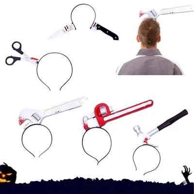 Obrázok produktu pre 5 kusov Halloween čeleniek na ozdobu