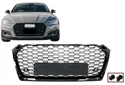 Imagen del producto de Paragolpes delantero sin emblema para AUDI A5 F5, modelos 2017-2019, estilo RS, color  brillante.