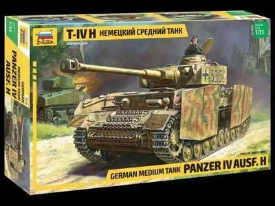 Obrázok produktu pre Zvezda 1:35 Panzer IV Ausf.H (SD.Kfz 161/2)