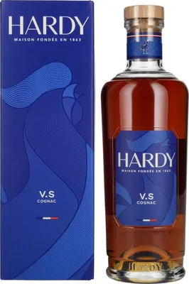 Produktbild von Hardy V.S Fine Cognac 40% Vol. 0,7l in Geschenkbox