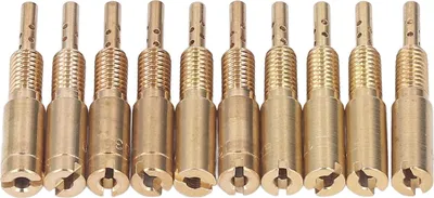Zdjęcie produktu dla 10szt Zestaw wolnych dysz pilotowych gaźnika 15?25 30?40 Metal do Mikuni HS40 HSR42 HSR45