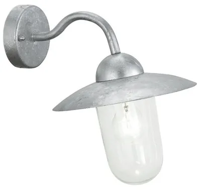 Produktbild von EGLO Außenwandleuchte Milton 60 W Silber 88489