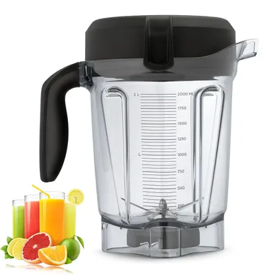 Mixerbehälter 1,9 l, Edelstahlklingen, kompatibel mit Vitamix-Modellen