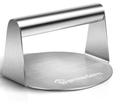 Burgerpresse Edelstahl 14 cm – Smash Burger Presse