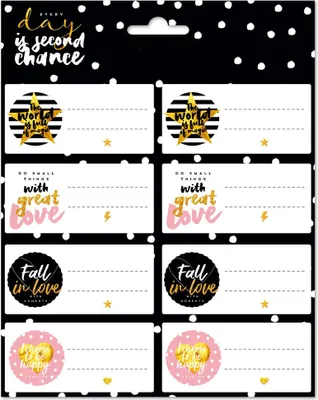 Zdjęcie produktu dla Glitter Stars Adhesive labels