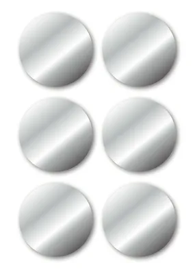 Obrázek produktu pro HERMA 15284, Papír, Stříbrná, Permanentní, 18 kusů, 3 listy