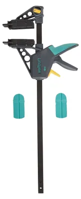 Produktbild von wolfcraft Montagezwinge Terrassenbau - Einhandzwinge & Kantenspanner