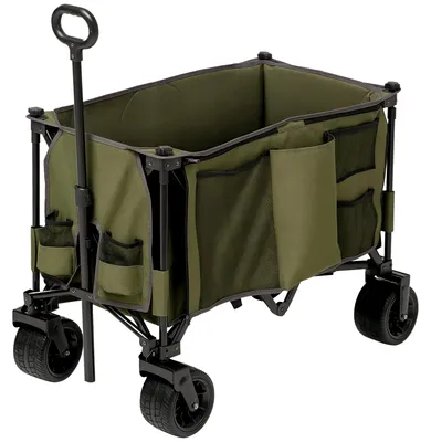 Obrázok produktu pre Prepravný vozík 845-848V00DG, so 7 bočnými vreckami, nastaviteľná rukoväť, do 120 kg, 100 x 48 x 100,5 cm - A