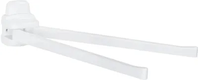 Produktbild von Unyqoos® Weißer Handtuchhalter mit beweglichen Armen und einfachem Zusammenbau