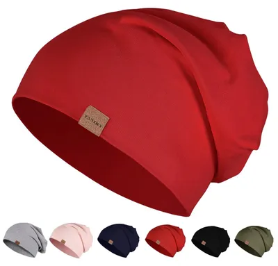Produktbild von Slouch Beanie Mütze für Herren und Damen, Baumwolle