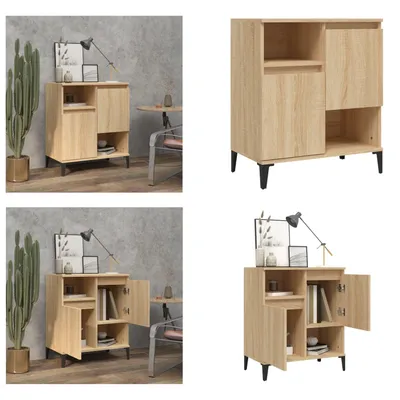 Obrázok produktu pre vidaXL Príborník Sonoma dub 60x35x70 cm materiál na báze dreva - Príborník - Príborníky - Skriňa - Úložná skriňa