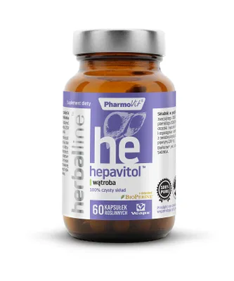 Obrázok produktu pre PEČEŇOVÉ KAPSULE (HEPAVITOL) BEZLEPKU 60 ks - PHARMOVIT (HERBALLINE)