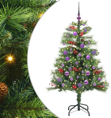 Immagine prodotto di vidaXL Albero di Natale artificiale verde 150 cm in PVC e metallo