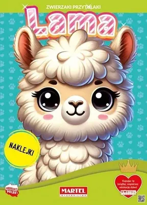 Image de Kolorowanka z naklejkami Zwierzaki Przytulaki "Lama" Martel
