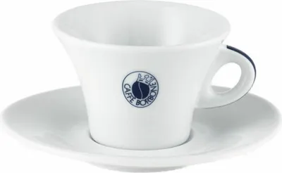 Produktbild von Caffè Borbone Cappuccinotasse 6er Set mit Untertasse, Porzellan, 200 ml