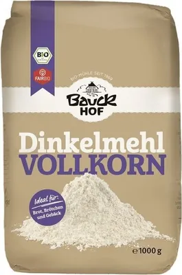 Produktbild von Bauckhof Dinkelmehl Vollkorn - - 1000g