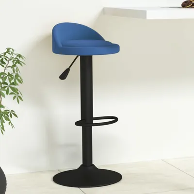 Produktbild von Möbel Barhocker Blau Samt 2025