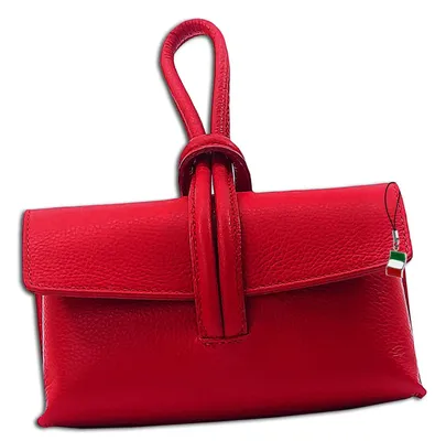 Image de Sac rouge Florence Sac de soirée en cuir OTF834R