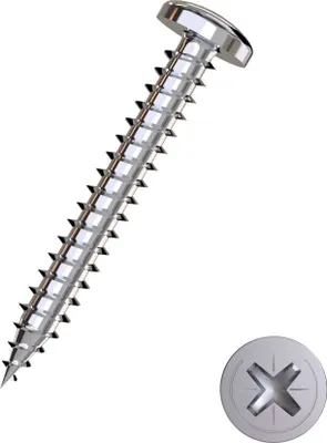 Produktbild von Connex Blechschrauben 4,2 x 32 mm PH 2 Linsenkopf - 16 Stück Edelstahl