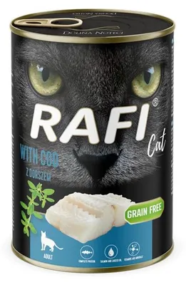 Zdjęcie produktu dla RAFI Cat Adult z rybką - mokra karma dla kotów - 400 g