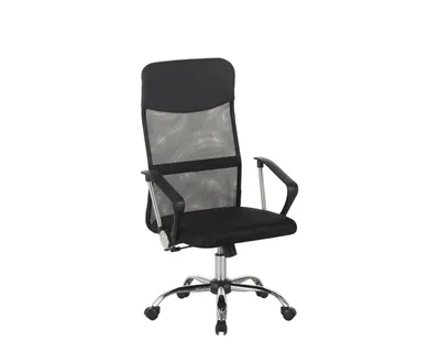 Image de Fauteuil de bureau Alex dossier résille TILT 107-117cm Noir Chromé