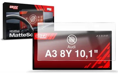 Produktbild von Matte Autodisplayfolie für Audi A3 8Y (2020-2026), Grizz Protector
