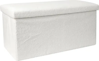 Obrázek produktu pro Pufa Intesi Velse boucle bílá skládací
