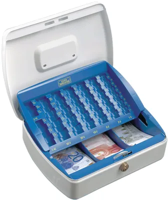 Produktbild von BURG-WÄCHTER ZK 2307 Euro, Stahl, Weiß, Schlüssel, 330 x 235 x 75 mm, 2,4 kg, 235 mm