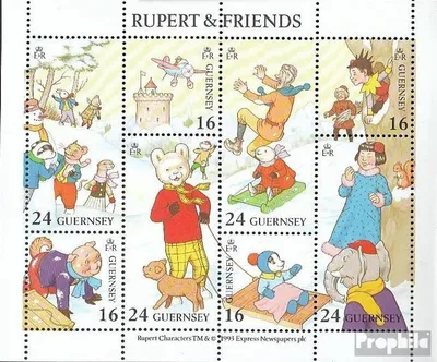Produktbild von Briefmarken GB - Guernsey 1993 Mi 590-597 Kleinbogen (kompl.Ausg.) postfrisch