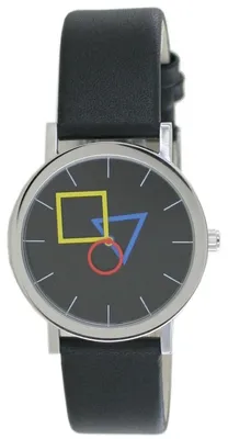 Produktbild von Aristo Bauhaus Uni Uhr Edelstahl 4D86IS Leder schwarz
