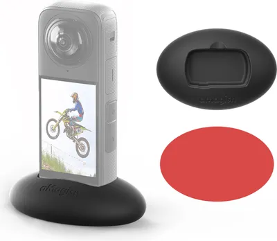 Produktbild von aMagisn Rutschfeste Silikon-Tischhalterung, Standfuss, Autohalterung, Ersatz fuer Insta360 X4-Zubehoer