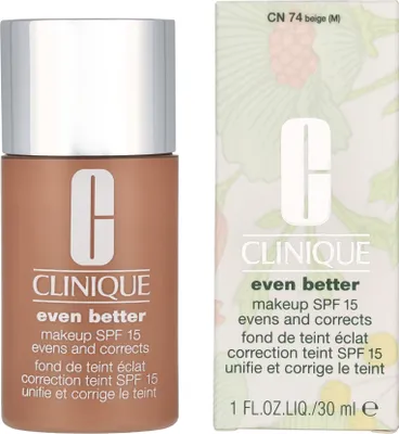 Image de Clinique Kompaktpuder Foundation Even Better Makeup SPF15 Even and Corrects CN 74 Beige