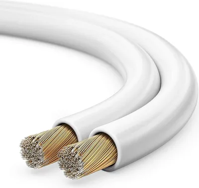 Immagine prodotto di Cavo per altoparlanti sonero 2x1,5 mm², CCA 25,0 m, bianco