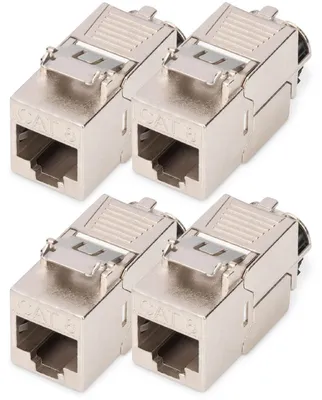 Image de DIGITUS Keystone Modul werkzeugfrei. Montageschluss 4 Stk. (DN-93816-4)