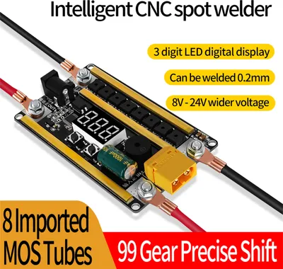 Produktbild von Punktschweißer-Kit 99 Stufen 12v 2400a Handheld Tragbares DIY-Punktschweißgerät für 18650 Lithiumbatterie