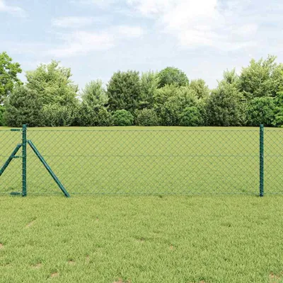 Produktbild von Maison Exclusive - Ground Fix Geschweißter Drahtzaun 25 x 0,6 m Grün Netz