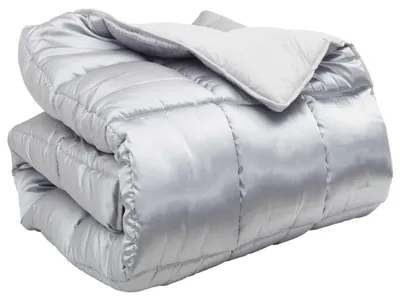 Obrázok produktu pre vidaXL Zimná prikrývka na posteľ, 200 x 240 cm, 450 g/m², strieborná