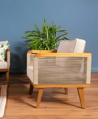 Immagine prodotto di Mobili da salotto Set di mobili da giardino Gruppo di sedute Divano Tavolino Poltrona Beige