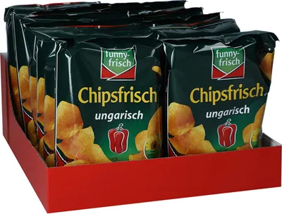 Obrázek produktu pro funny-frisch Chipsfrisch bramborové lupínky maďarské 12er VPE (balení 12x40g)