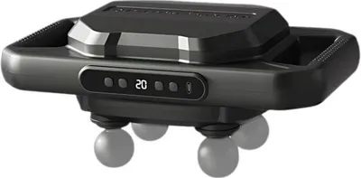 Image de Verk 24617 Appareil de massage pour le corps, 4 têtes, 20 niveaux, USB, noir