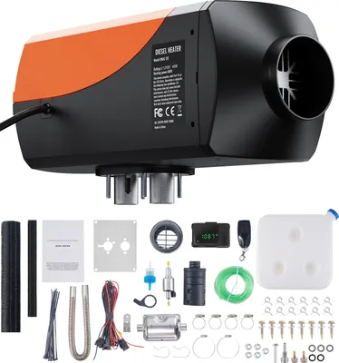 Obrázek produktu pro SucceBuy naftový ohřívač vzduchu, 12 V, 8 kW, ovládání pomocí aplikace Bluetooth, LCD displej, vhodný pro auto, autobus, obytný vůz, vnitřní použití