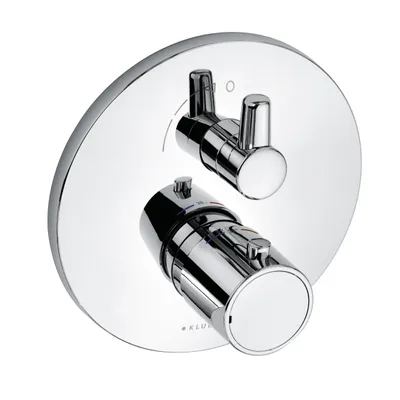 Immagine prodotto di KLUDI ZENTA SL Mitigeur thermostatique encastré pour douche, pour 1 consommateur, blocage de l'eau chaude, 388350545, 388350545