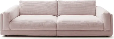 Produktbild von KAWOLA Big Sofa RAINA Cord rosa