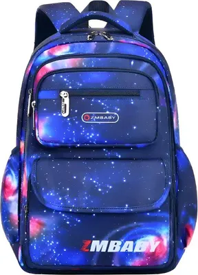 Productafbeelding van CarryQuest® - Rugzak voor school - waterafstotend - 46x30x17 cm - Blauw