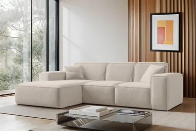 Produktbild von Kaiser Möbel Ecksofa L-Form Siena Stoff Maloy Beige Links